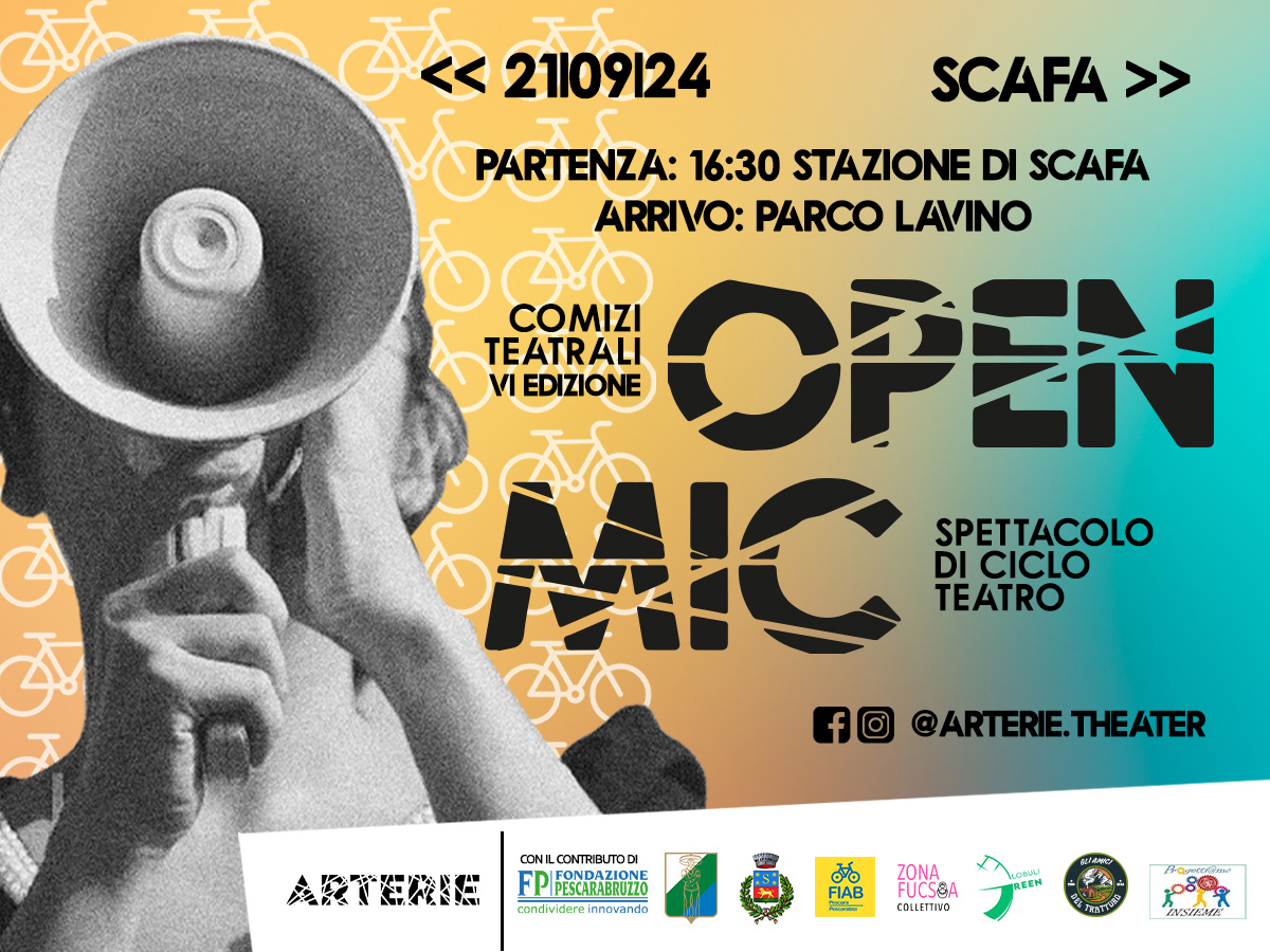 Open Mic - comizi teatrali 2024 Scafa